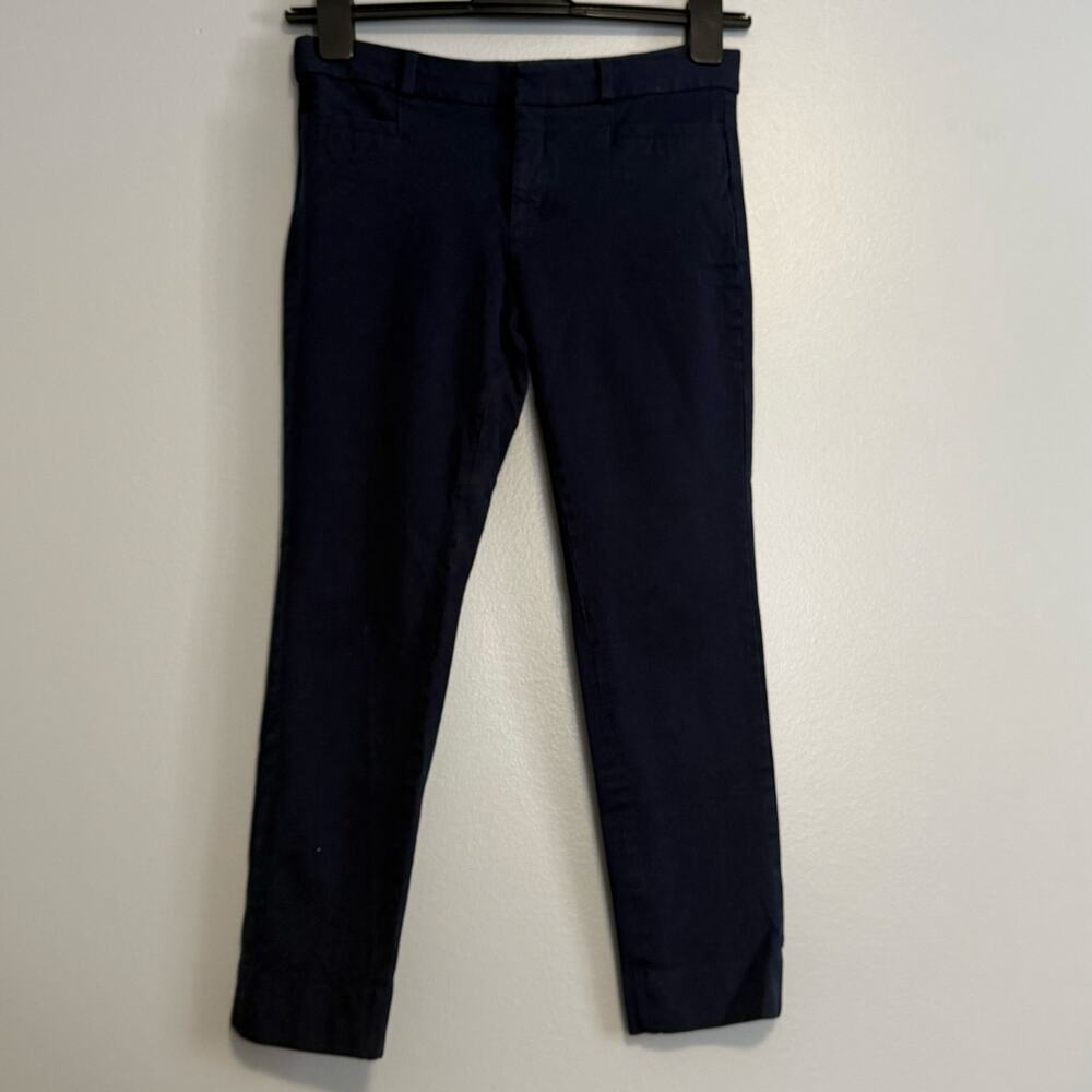 Banana Republic Blue Sloan Fit Crop Leg Dress Pants 4